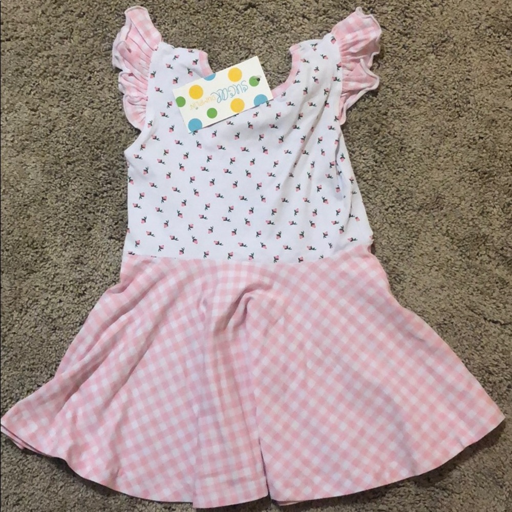 NWT Sugar Dumplin Rosebud Dress 24M